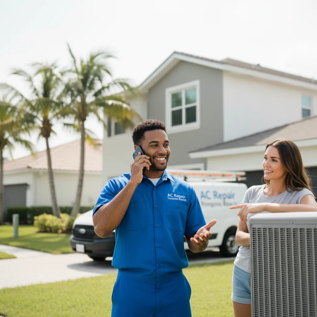 AC Repair Pompano Beach customer support in Haslet